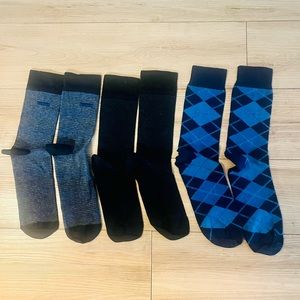 NWOT Men’s Sarar Dress Socks- 3 pairs